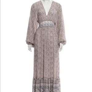 Ulla Johnson Pink Blue Floral Maxi M